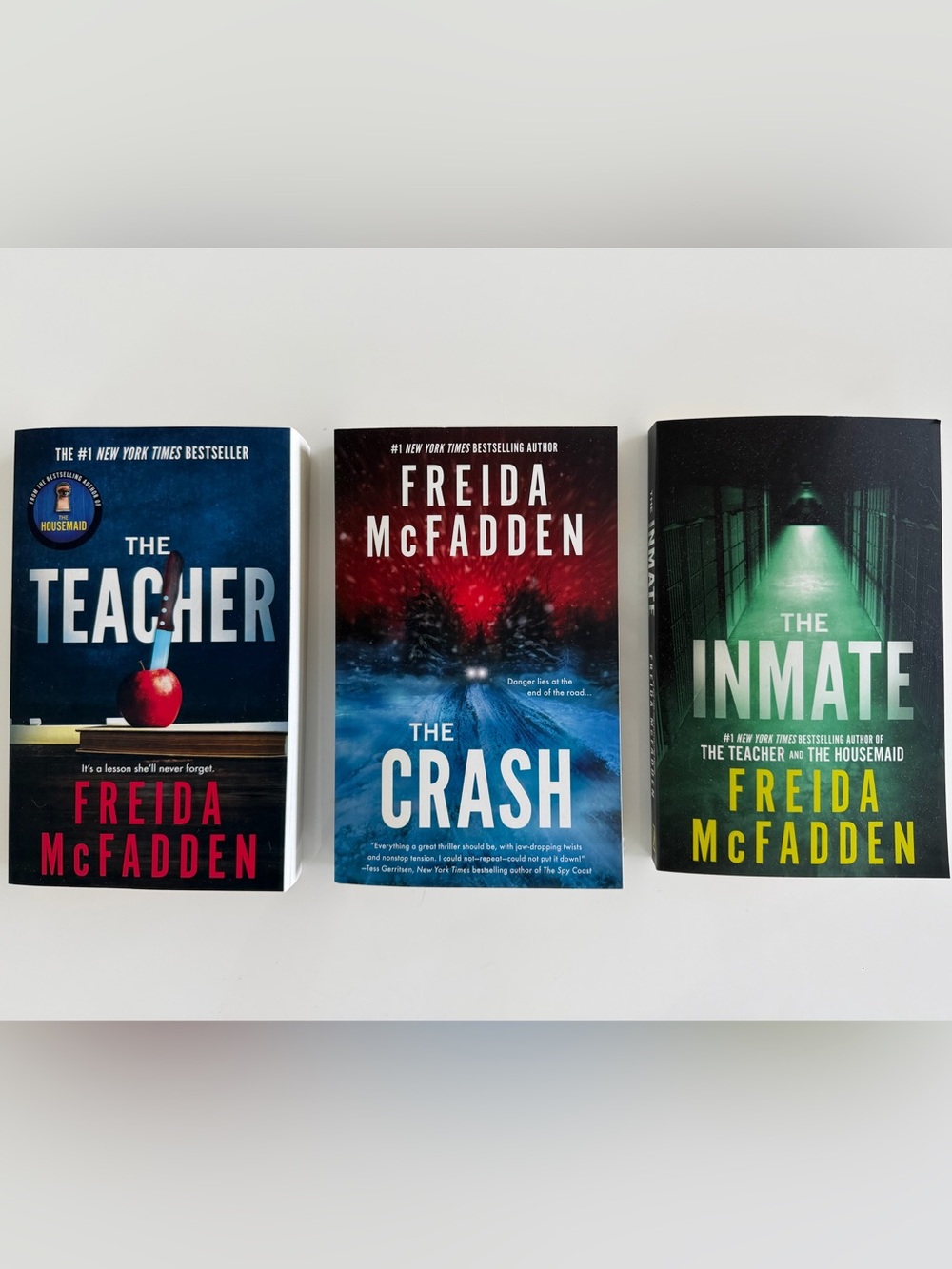 NEW set of 3 Freida McFadden paperback novels